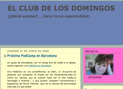 El Club De Los Domingos  Próxima Podcamp En Barcelona